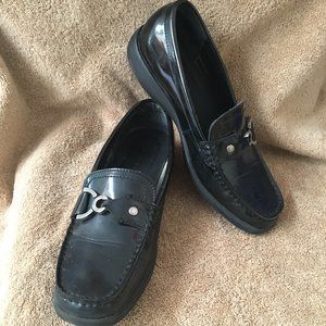 3/$15 Black Loafers